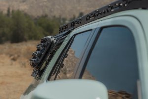 Toyota 4Runner Exterior Window Molle Panels - Passenger - DV8 Offroad - DV8 5th Gen 4Runner Roof Rack (RRTF3-02) - Black - `25-`26